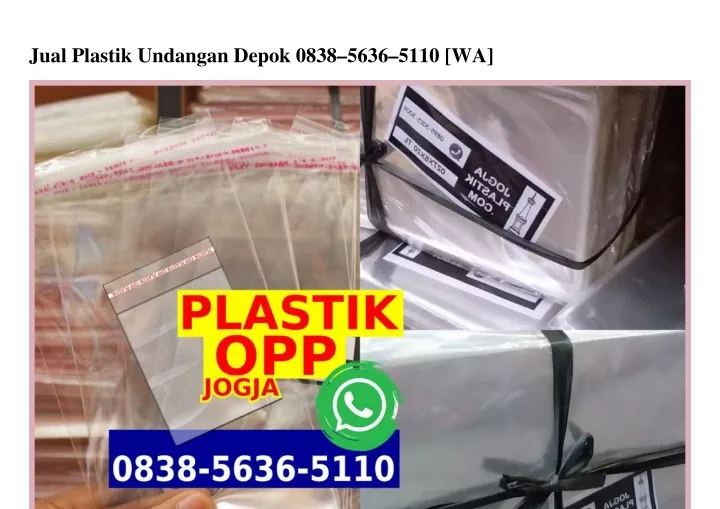 jual plastik undangan depok 0838 5636 5110 wa