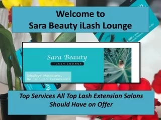 All top lash extension salons should have on offer