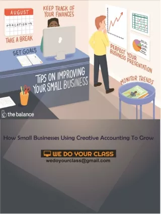 How Small Businesses Using Creative Accounting To Grow