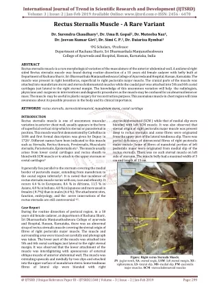 Rectus Sternalis Muscle A Rare Variant