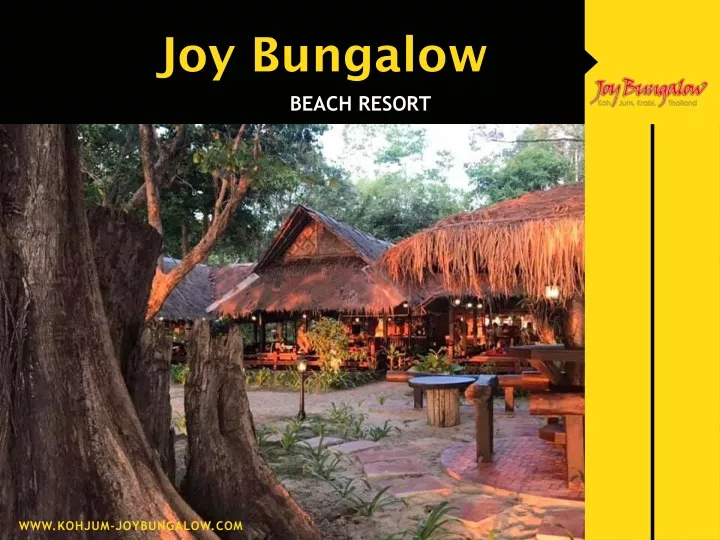 joy bungalow beach resort