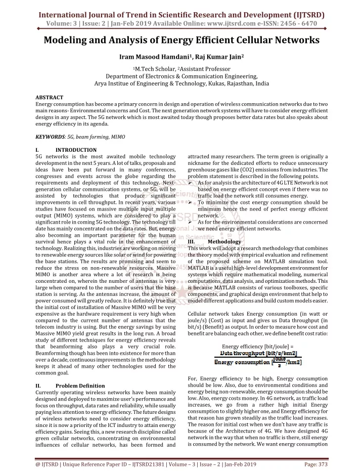 international journal of trend in scientific