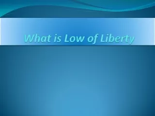 What is the Law of Liberty