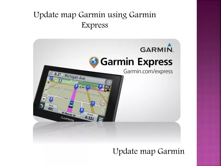 update map garmin using garmin express