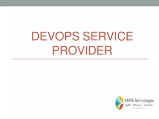 DevOps Service Providers