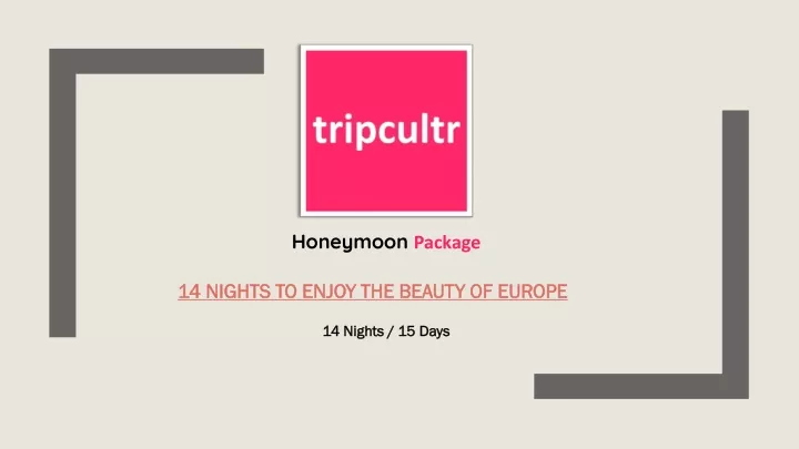 honeymoon package