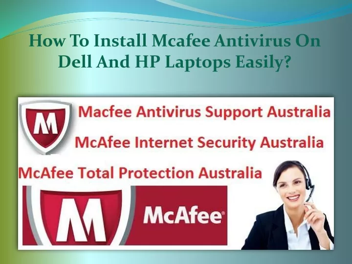 how to install mcafee antivirus on dell