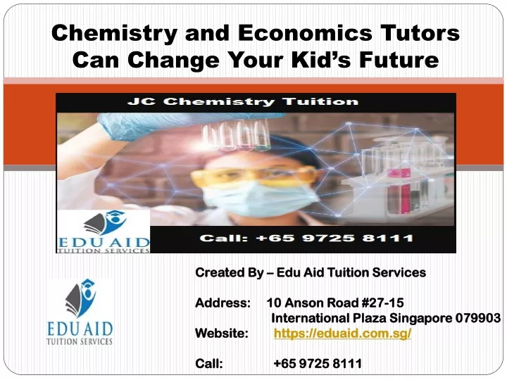 chemistry and economics tutors can change your