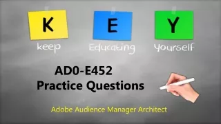 AAM Architect Exam AD0-E452 Dumps