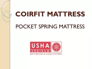 Usha Shriram - Pocket Spring Mattress 0nline