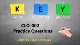 CompTIA Cloud Essentials  CLO-002 Dumps