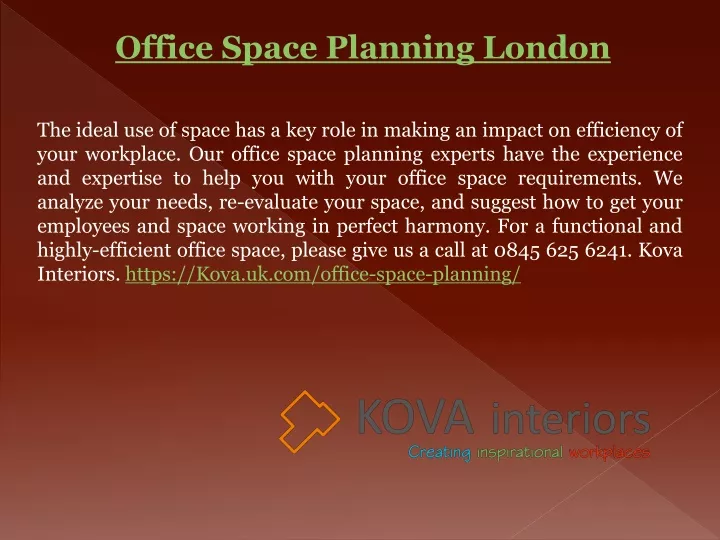 office space planning london