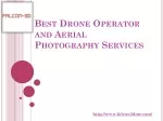 Best Drone Operator and Aerial Photography Services