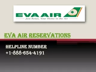 How to make reservations on Eva Air?