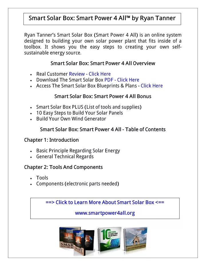 smart solar box smart power 4 all by ryan tanner