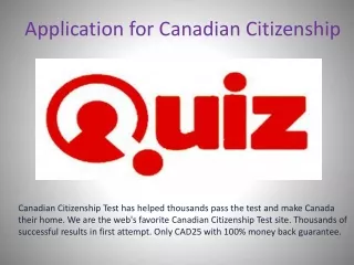 Get Online Training Program for Canadian Citizenship Test - Canadian Citizenship Test