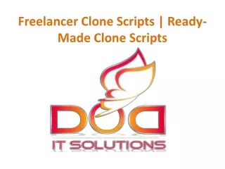 Freelancer Clone Scripts | Ready-Made Clone Scripts