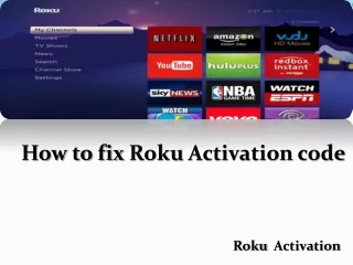 How to Fix Roku Activation Code