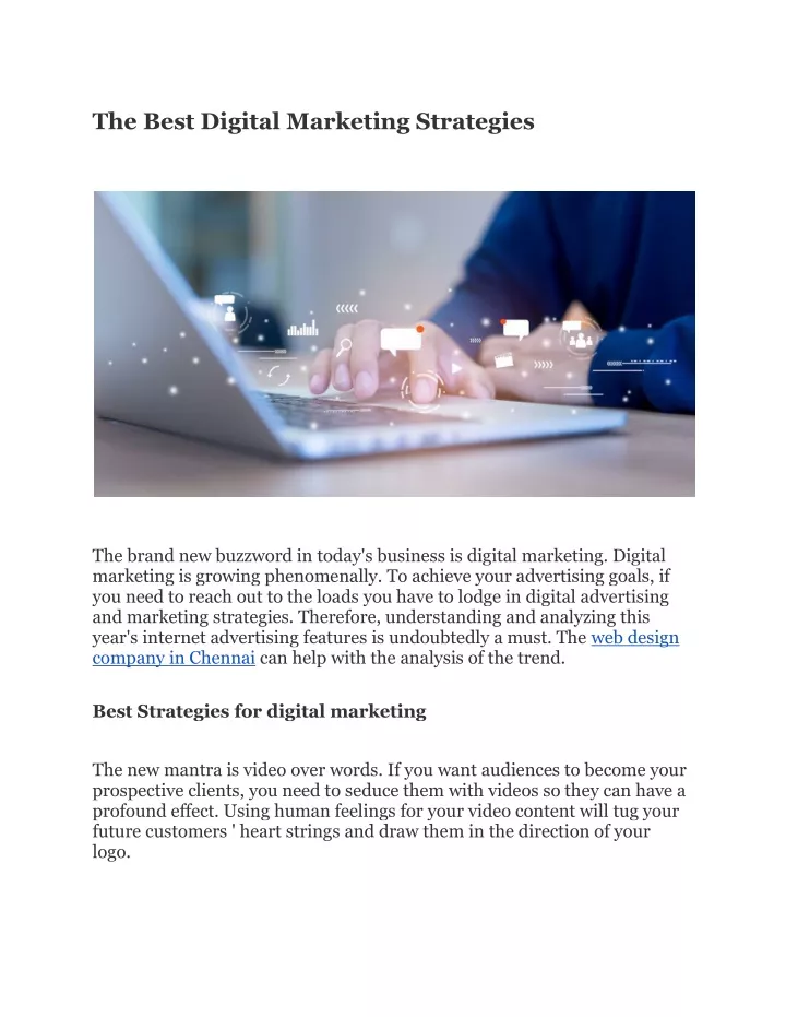 the best digital marketing strategies