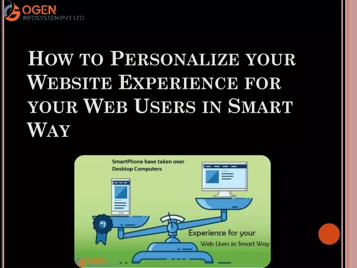 how to personalize your website experience for your web users in smart way