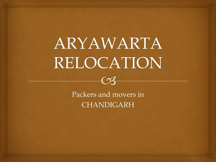 aryawarta relocation