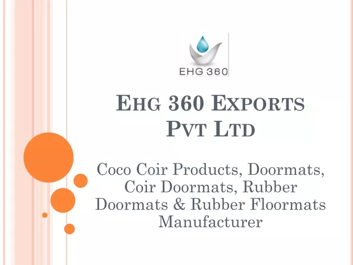 ehg 360 exports pvt ltd