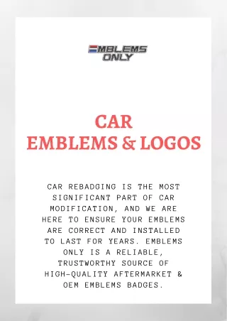 Some famous car Logos & Emblems Part-1