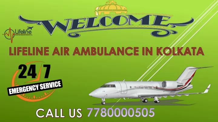 lifeline air ambulance in kolkata