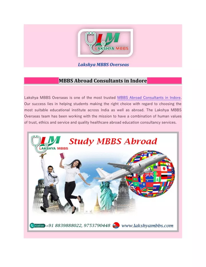 lakshya mbbs overseas