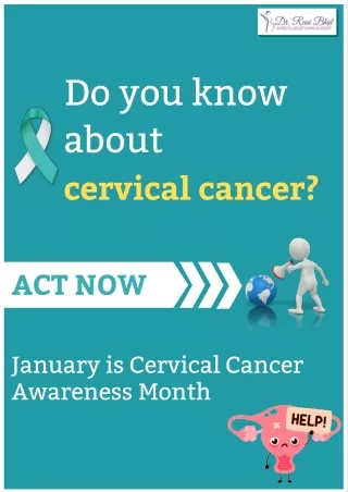 Do you know about cervical cancer? | Best Cervical Cancer Treatment in Bangalore | Dr. Rani Bhat