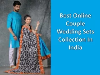 Best Online Couple Wedding Sets Collection In India