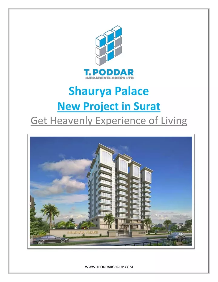 shaurya palace new project in surat get heavenly