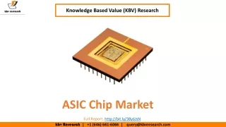 ASIC Chip Market Size- KBV Research