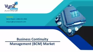 Global Business Continuity Management (BCM) Market - Analysis and Forecast (2019-2024)