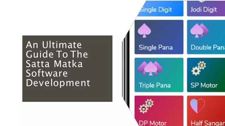 an ultimate guide to the satta matka software