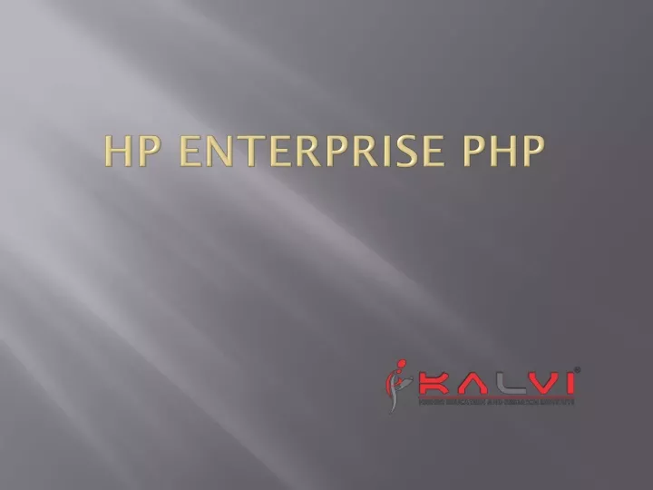 hp enterprise php