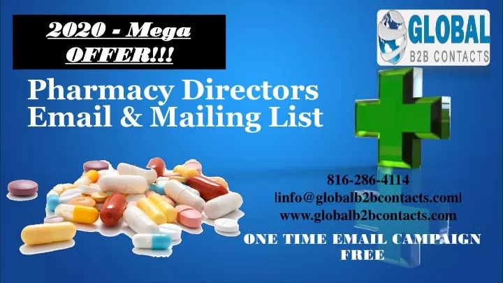 pharmacy directors email mailing list