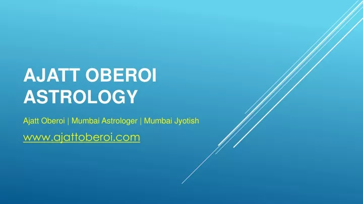 ajatt oberoi astrology