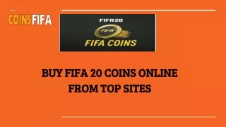 BUY FIFA 20 COINS ONLINE FROM TOP SITES