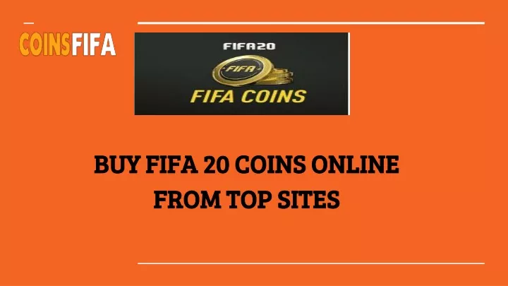 buy fifa 20 coins online from top sites