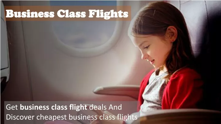 business class flights