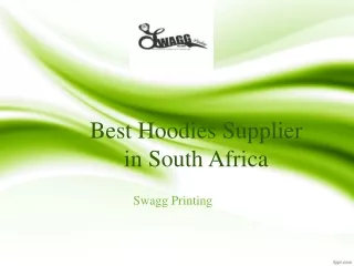 Swagg Printing- Printed Hoodies Suppliers in South Africa