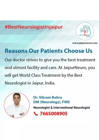 Most advance medical procedure provided by Best neurologist in Jaipur