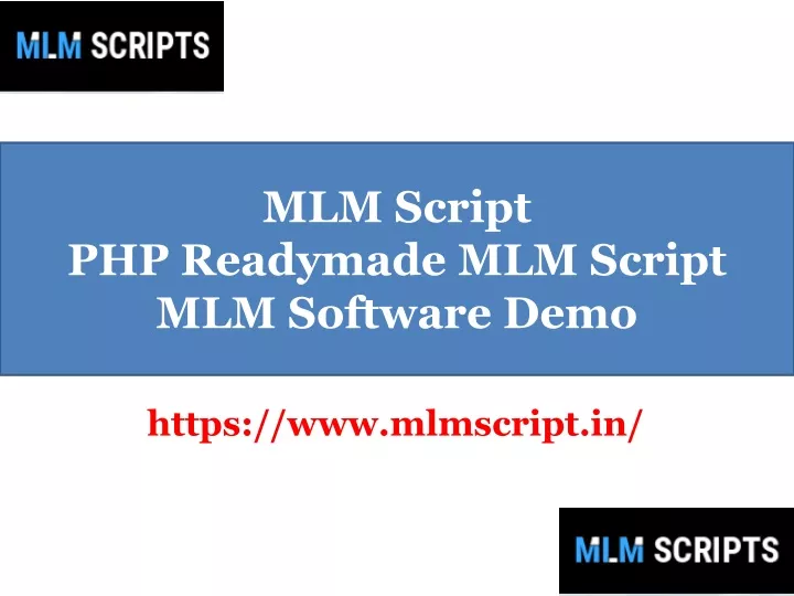 mlm script php readymade mlm script mlm software demo