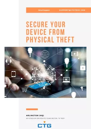 Secure Your Device From Physical Theft