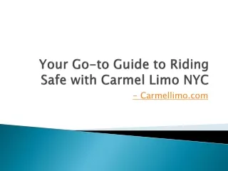 New York Limousines - Carmellimo
