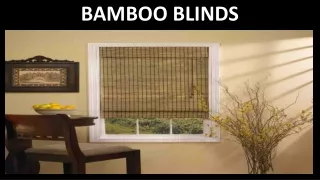 Bamboo Blinds In Dubai