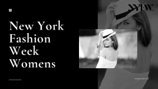 New York Fashion Week Womens- NYFW.Events