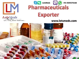 LetsMeds Pharma Exporter