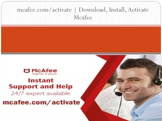 mcafee com activate download install activate mcafee